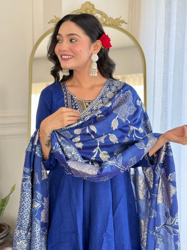 Dola Silk Embroidered Set