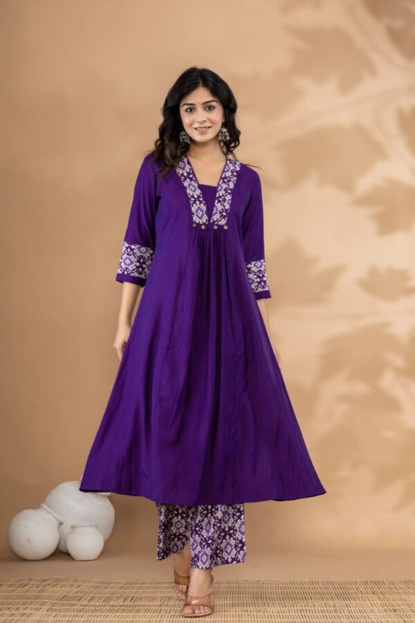 Muslin Silk Kurta Pant Set