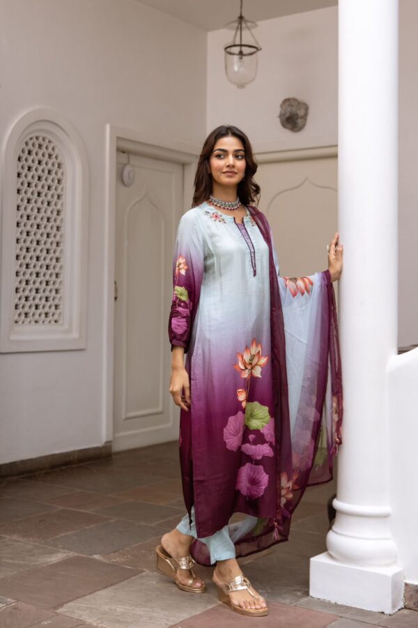Dola Silk Kurta Set - Image 3