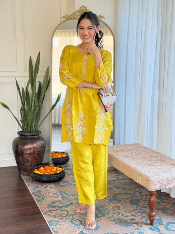 Dola Embroidered Co-ord Set - Image 3