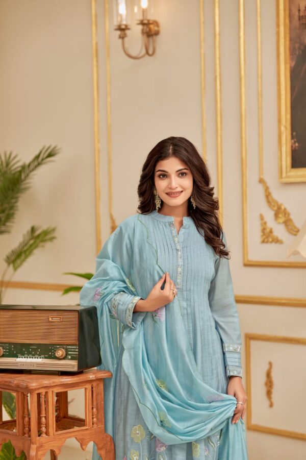 Mul Chanderi Kurta Set - Image 2