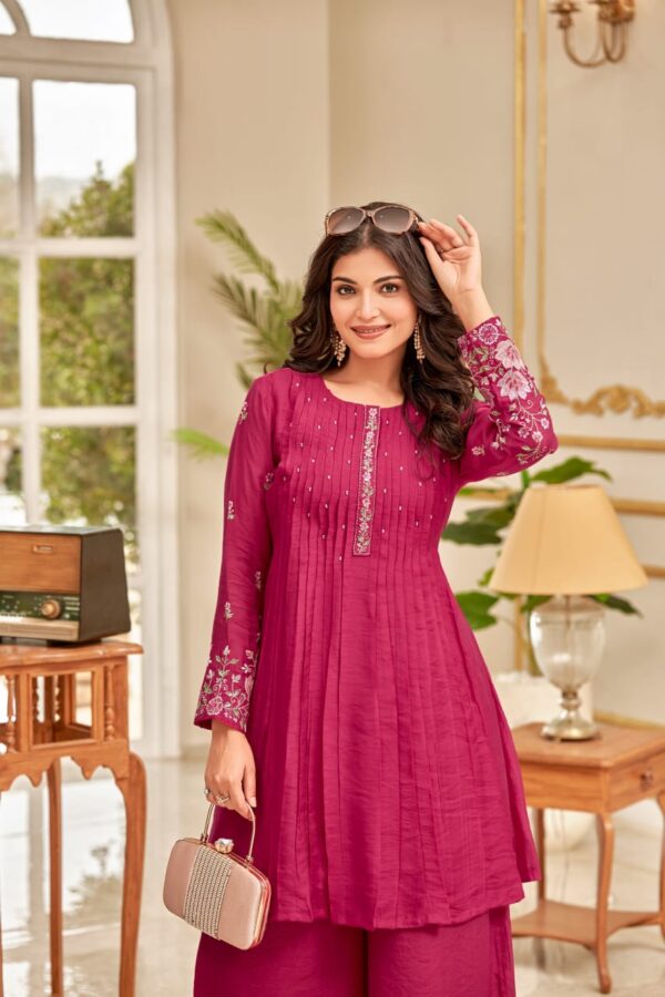 Mul Chanderi Co-ord Set - Image 3