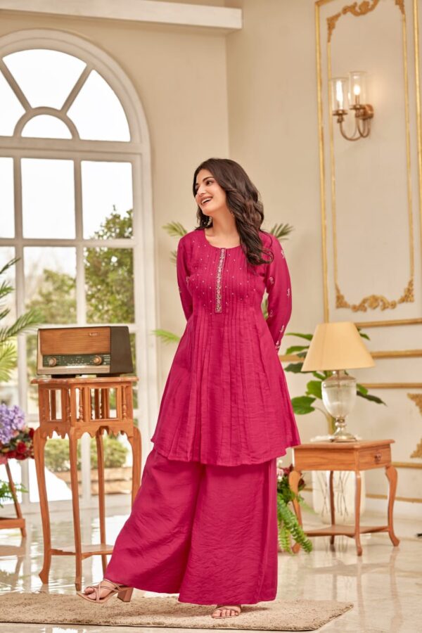 Mul Chanderi Co-ord Set - Image 4